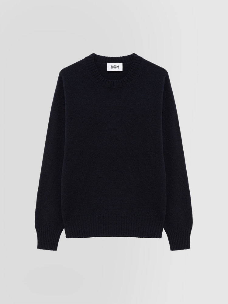 GIROCOLLO PIU' FILI IN LANA E CASHMERE