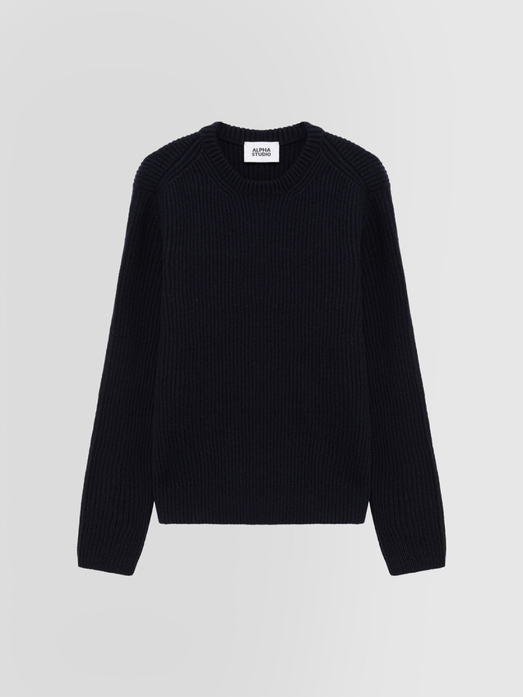 GIROCOLLO PIU' FILI IN LANA E CASHMERE