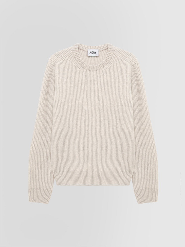 GIROCOLLO PIU' FILI IN LANA E CASHMERE