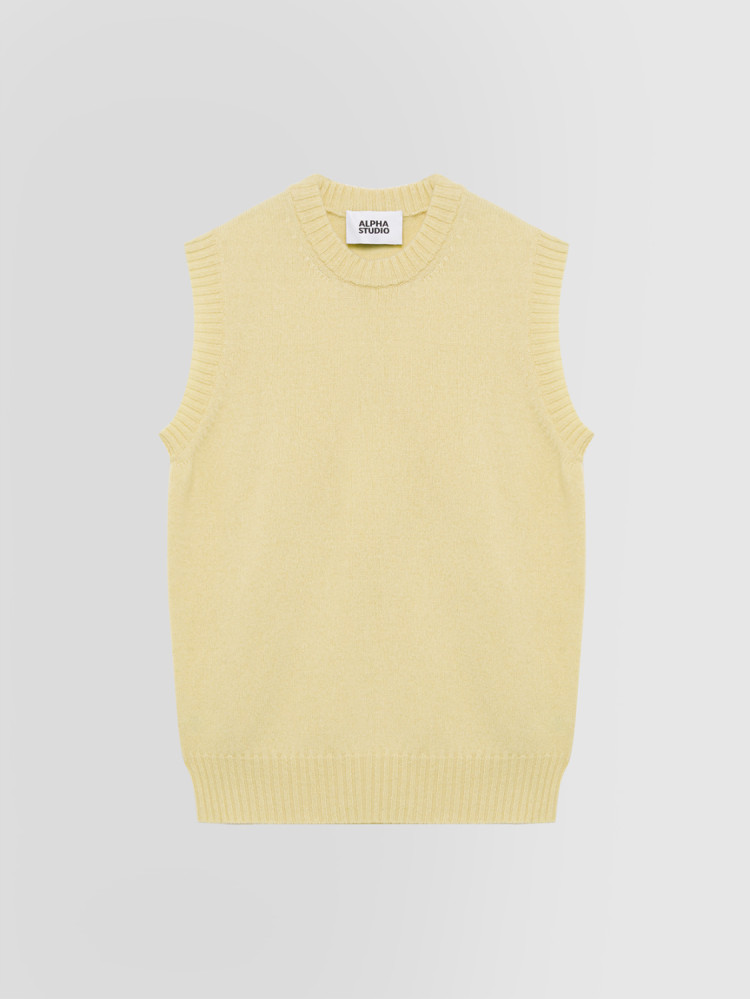 GIROCOLLO PIU' FILI SMANICATO IN LANA E CASHMERE