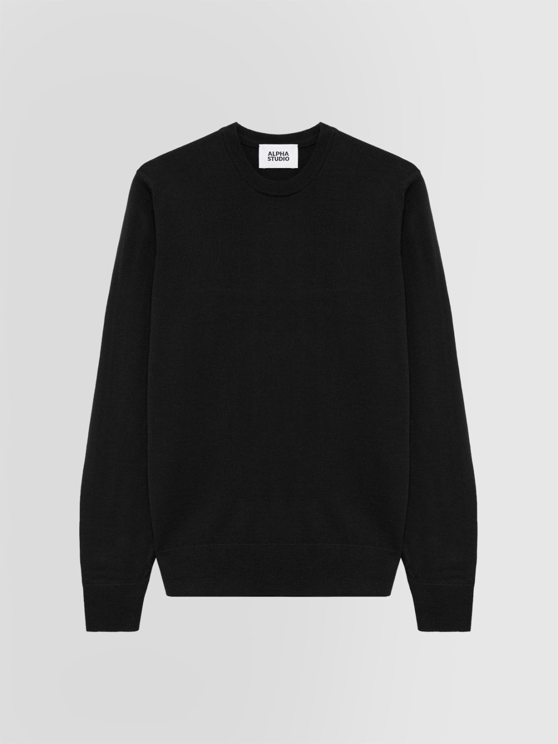 ALPHA STUDIO: GIROCOLLO SLIM IN MERINOS