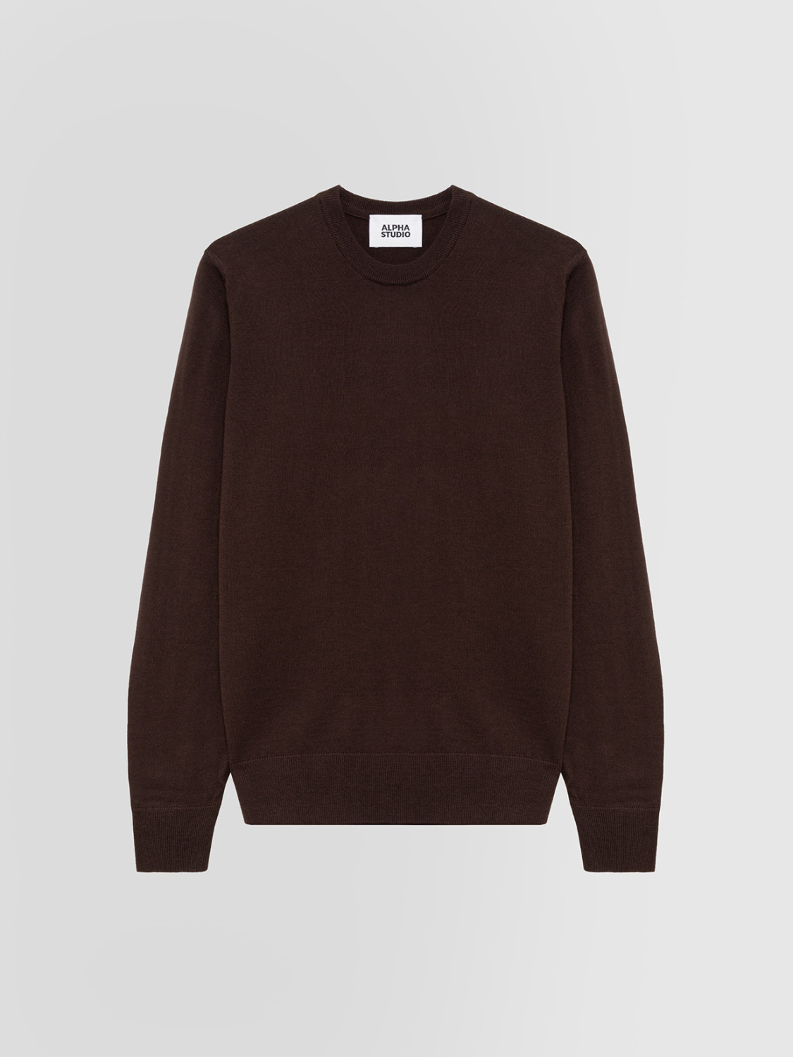 ALPHA STUDIO: GIROCOLLO SLIM IN MERINOS