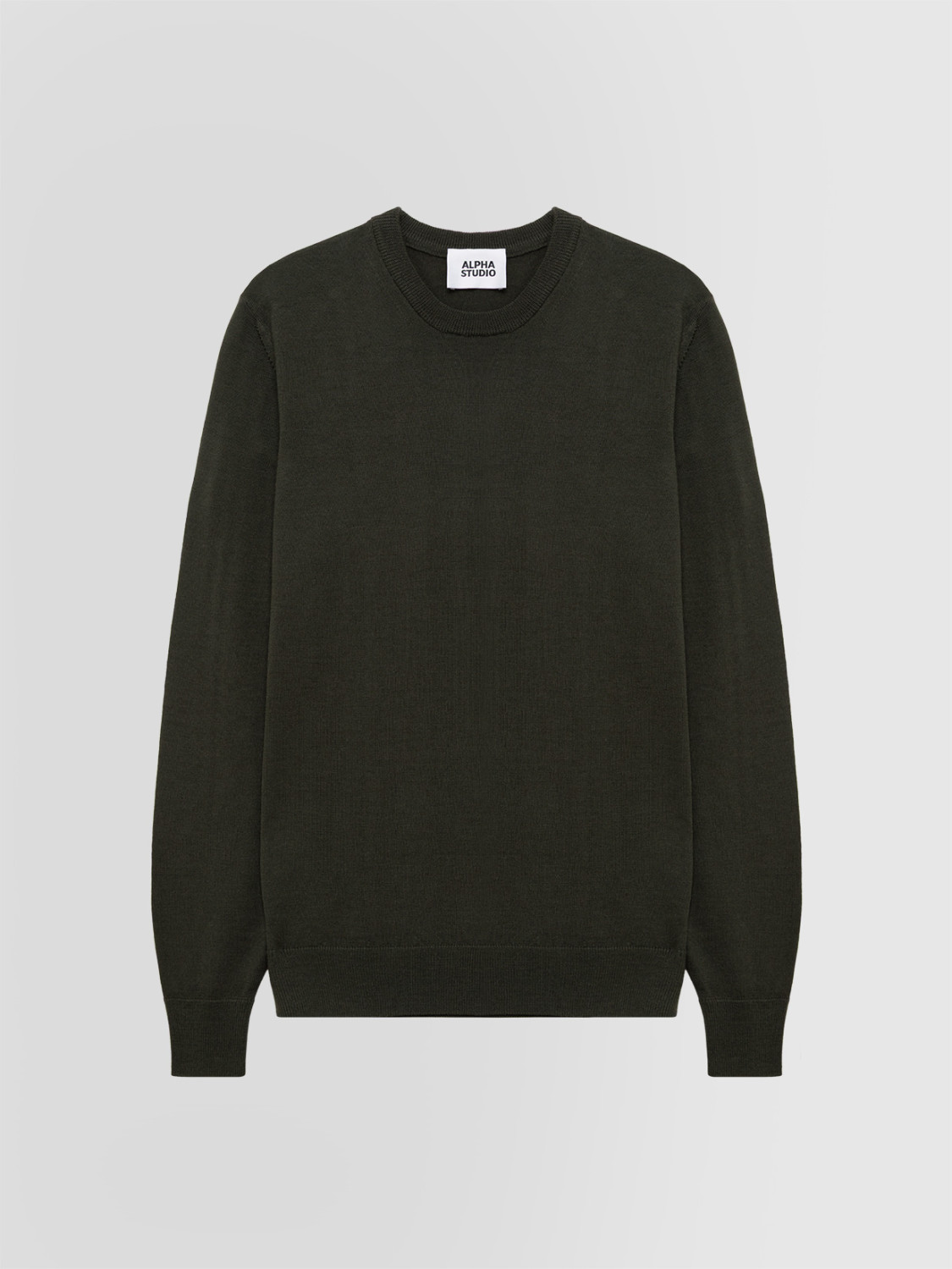 ALPHA STUDIO: GIROCOLLO SLIM IN MERINOS