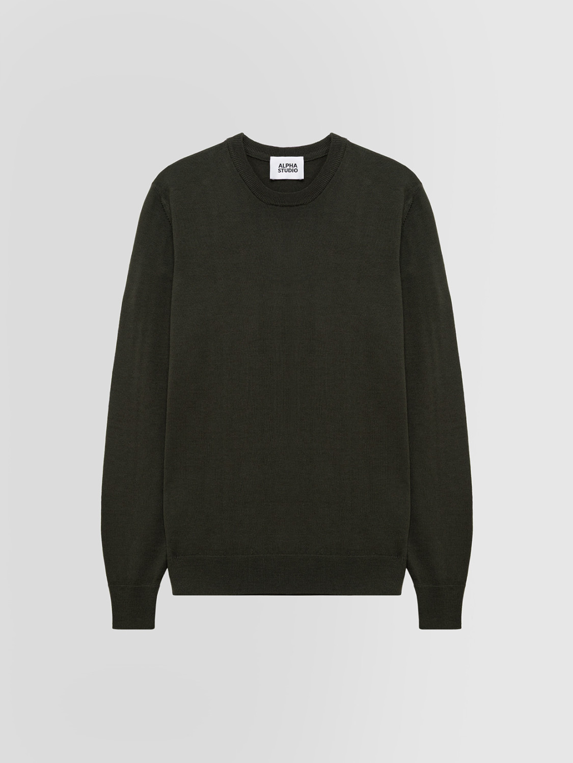 ALPHA STUDIO: GIROCOLLO SLIM IN MERINOS