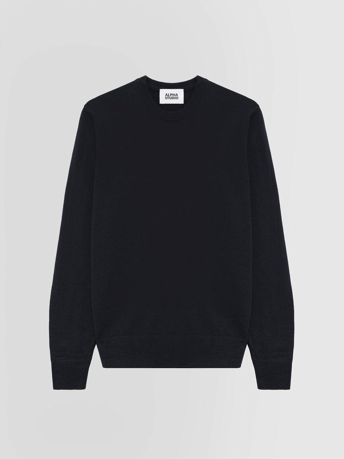 ALPHA STUDIO: GIROCOLLO SLIM IN MERINOS
