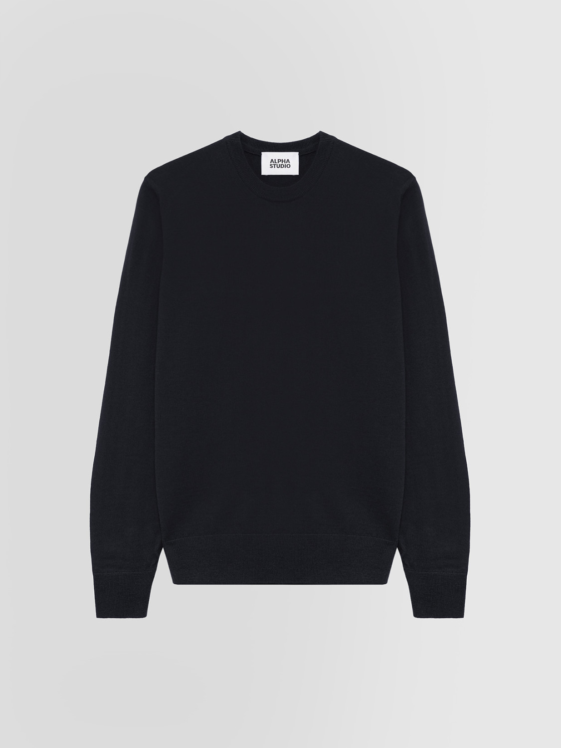 ALPHA STUDIO: GIROCOLLO SLIM IN MERINOS