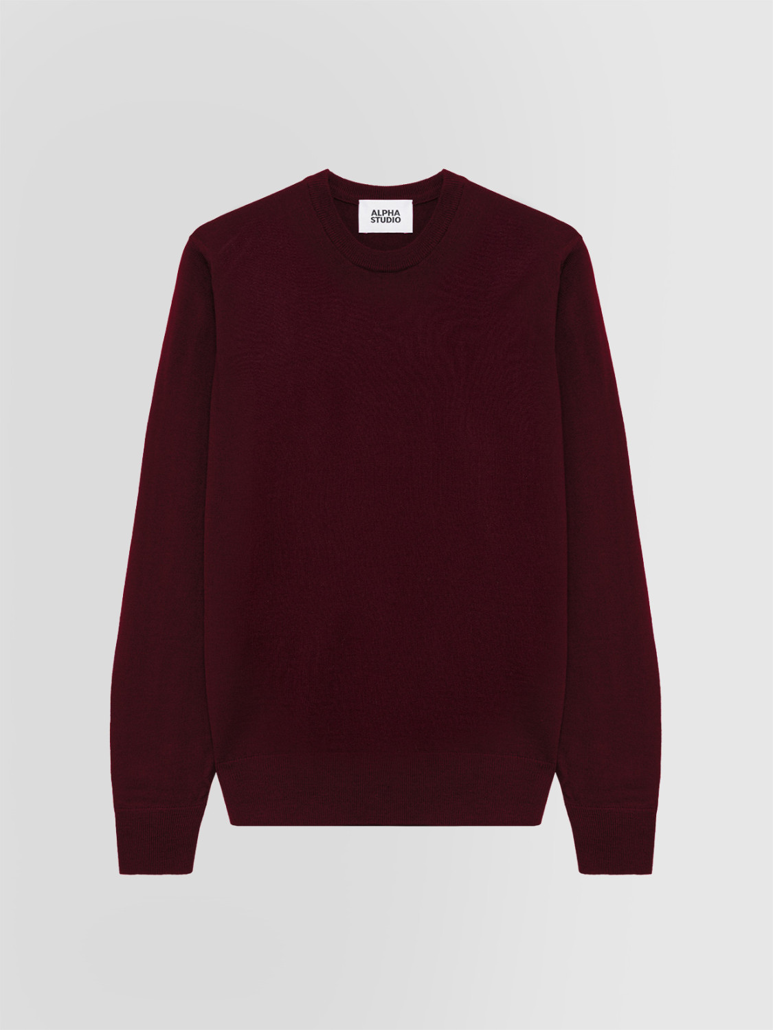 ALPHA STUDIO: GIROCOLLO SLIM IN MERINOS