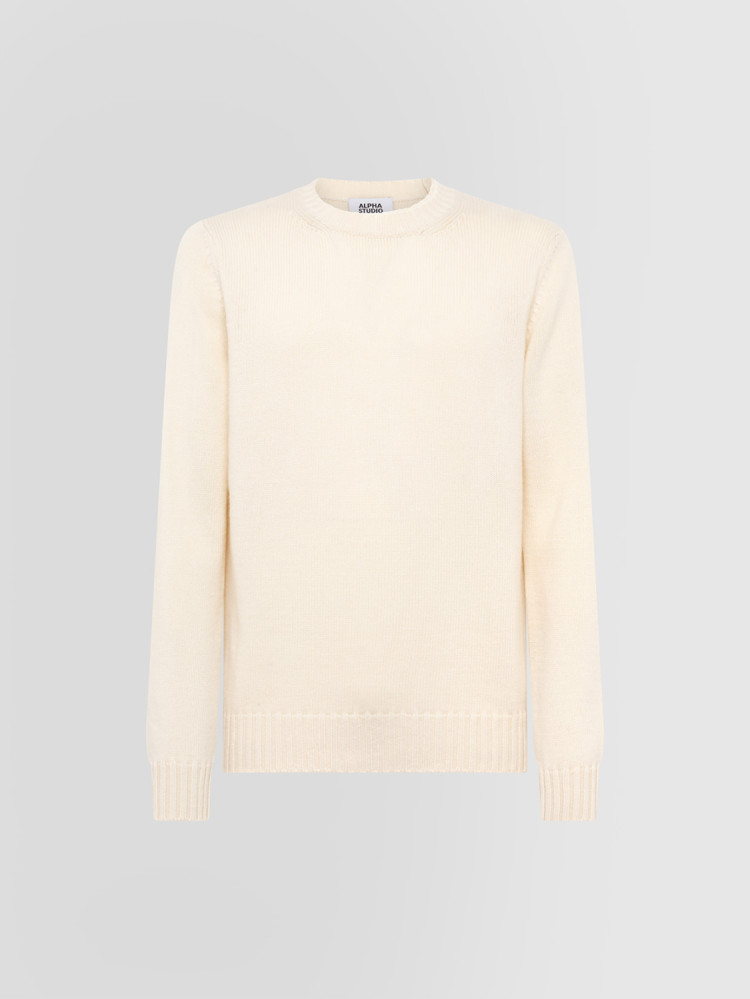 URBAN CREW NECK SWEATER IN 4-PLY CASHMERE