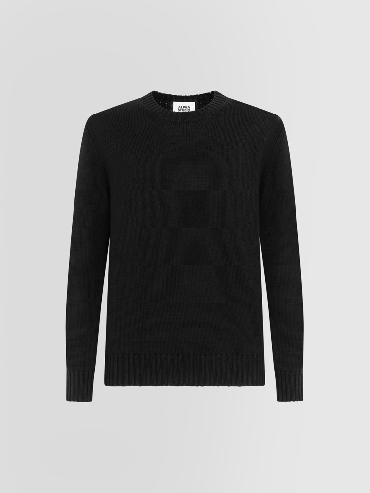 URBAN CREW NECK SWEATER IN MERINO WOOL
