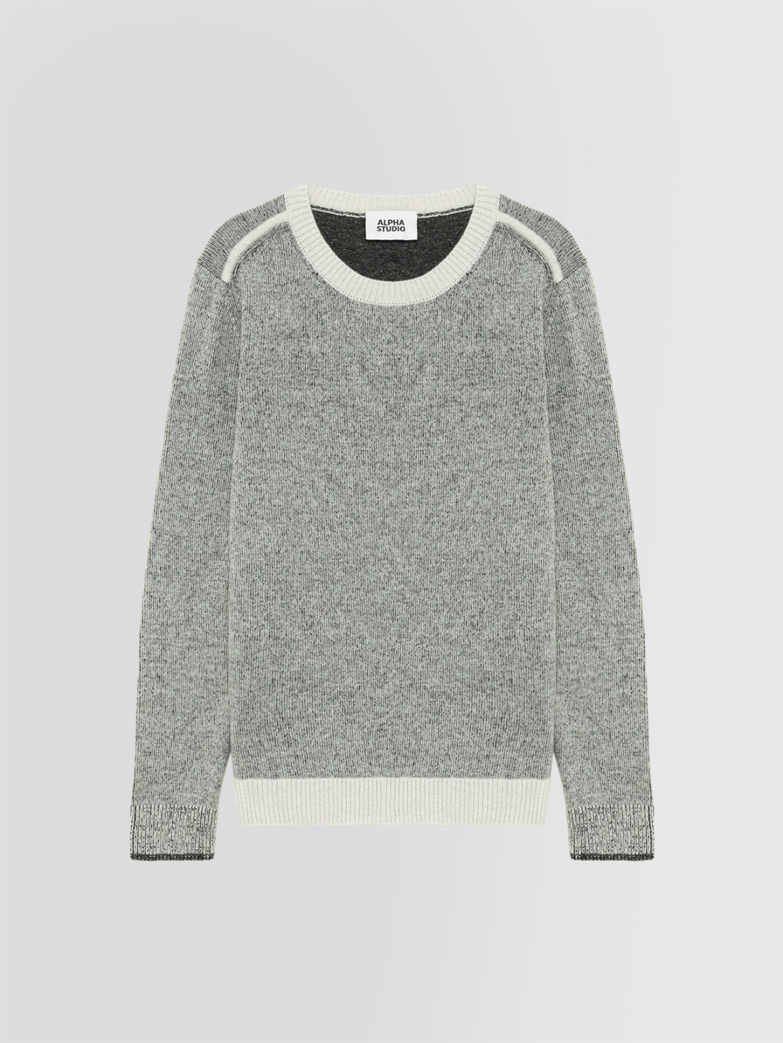 ALPHA STUDIO: VANISÉ CREW NECK SWEATER