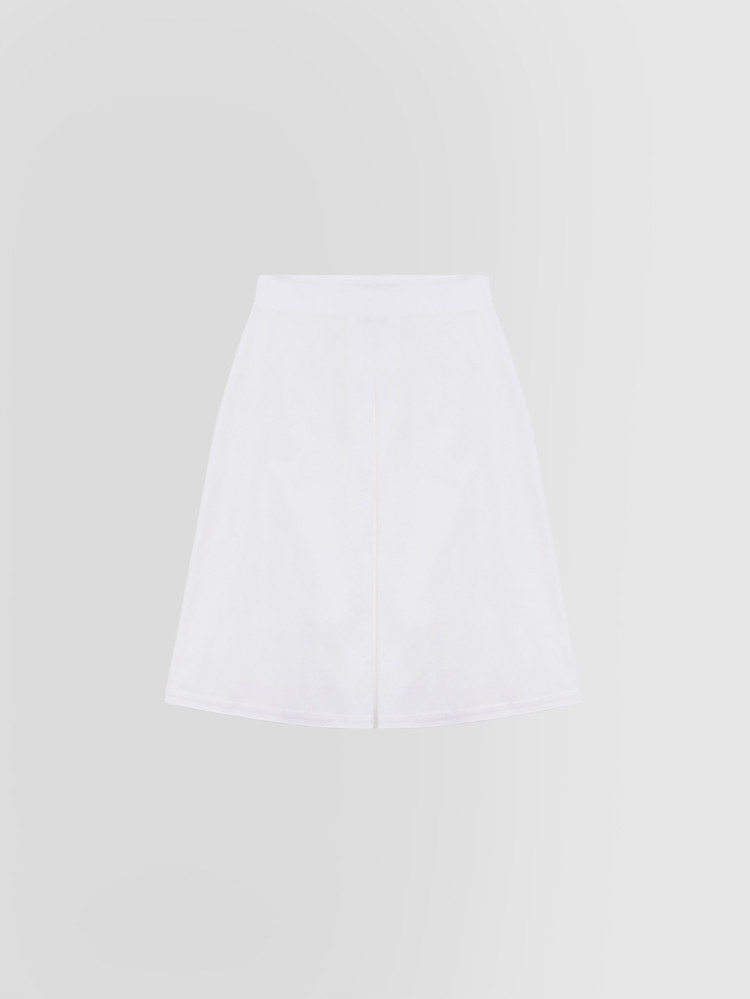 A-LINE SKIRT IN POPLIN