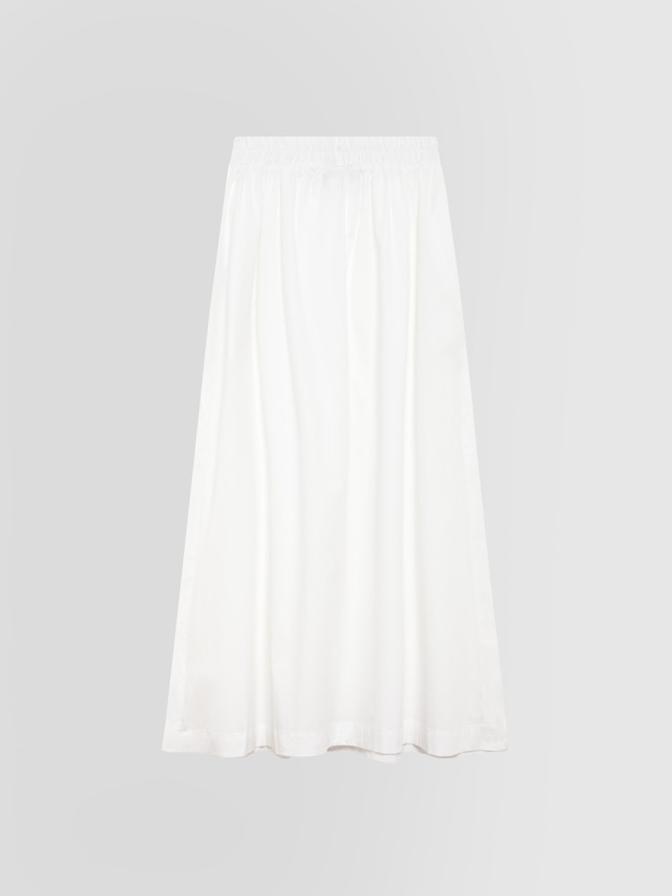LONG POPLIN SKIRT