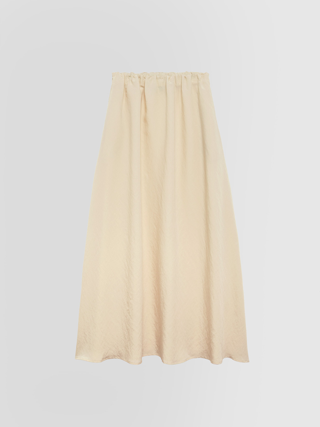 ALPHA STUDIO: CRINKLED LONG SKIRT