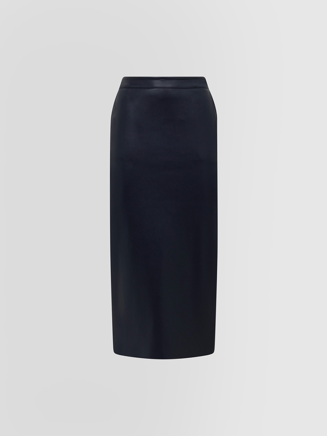 ALPHA STUDIO: MIDI SKIRT IN ECO LEATHER