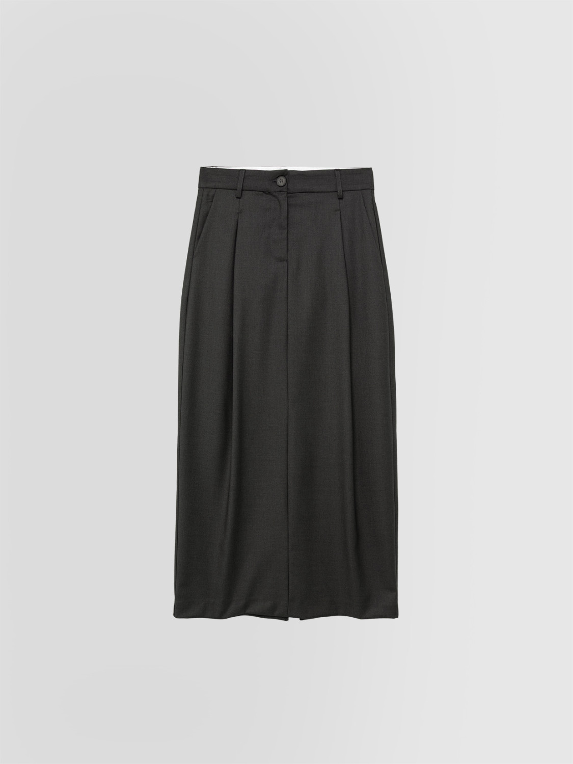 ALPHA STUDIO: TAILORING MIDI SKIRT IN FABRIC