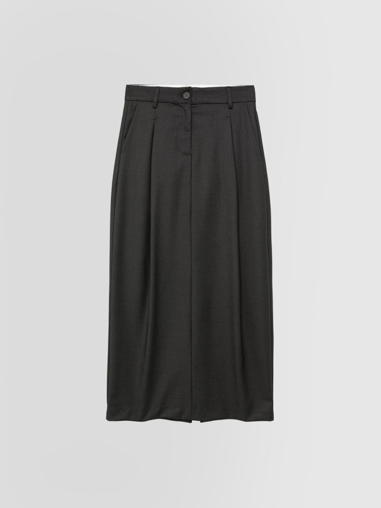TAILORING MIDI SKIRT IN FABRIC
