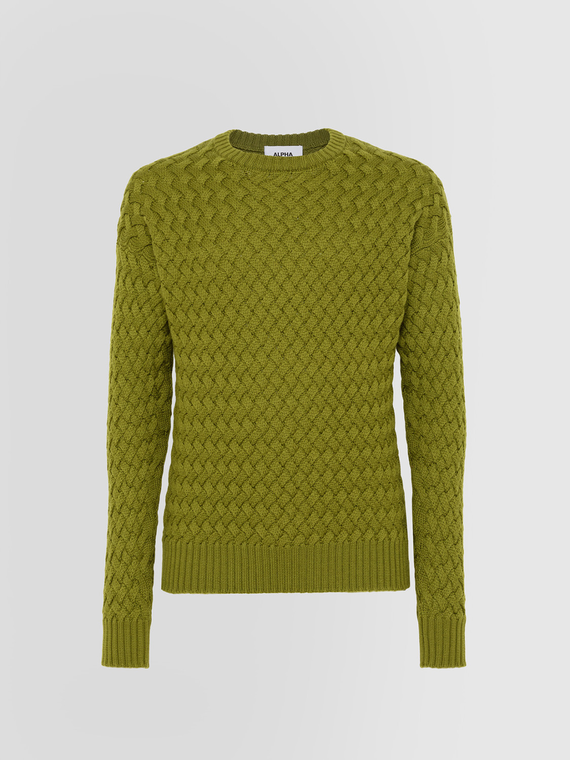 ALPHA STUDIO: URBAN HALF NECK SWEATER IN MERINO WOOL