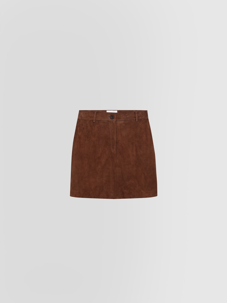 SUEDE MINI SKIRT