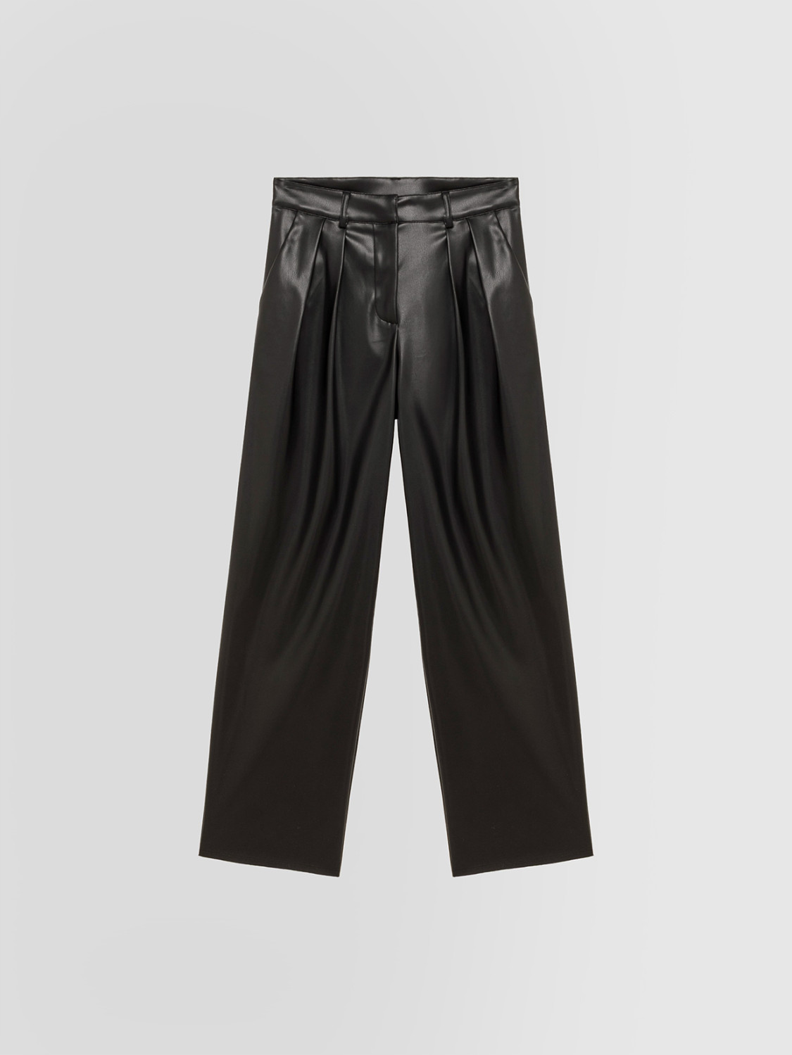 ALPHA STUDIO: PANTALONE CON PENCES IN ECOPELLE