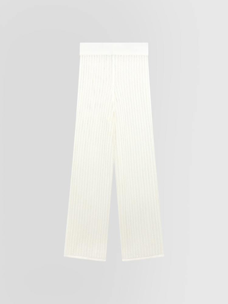PERFORATED COTTON PANTS