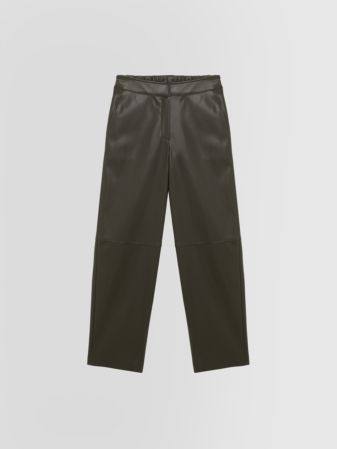 ALPHA STUDIO: PANTS IN ECO LEATHER