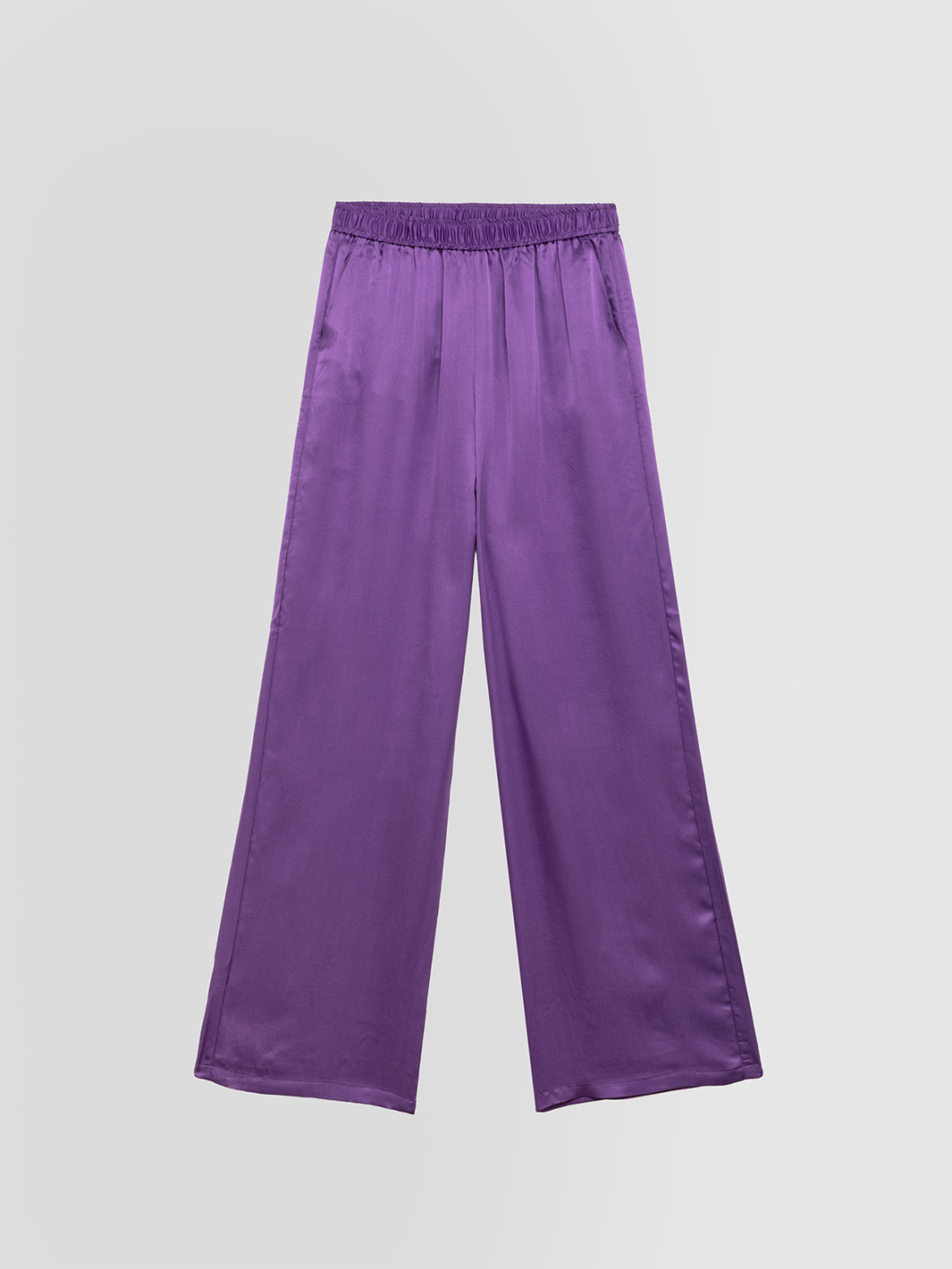 ALPHA STUDIO: PANTALONE IN SETA SATIN