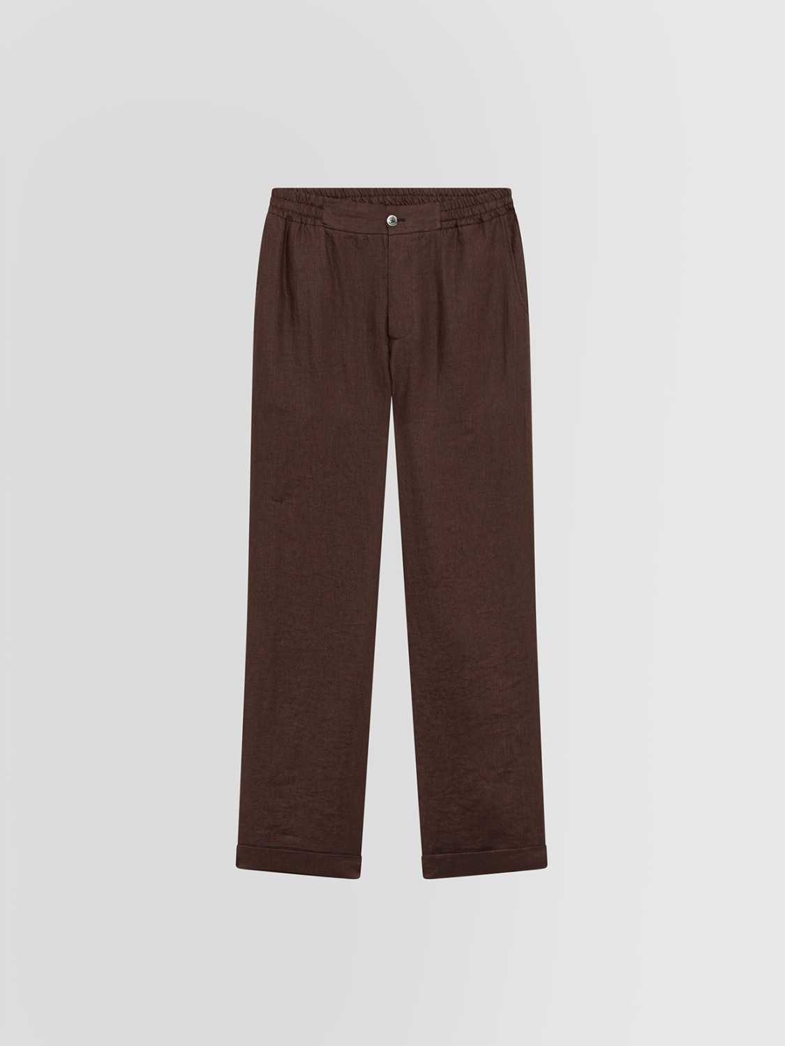 ALPHA STUDIO: PANTALÓN DE TELA DE LINO