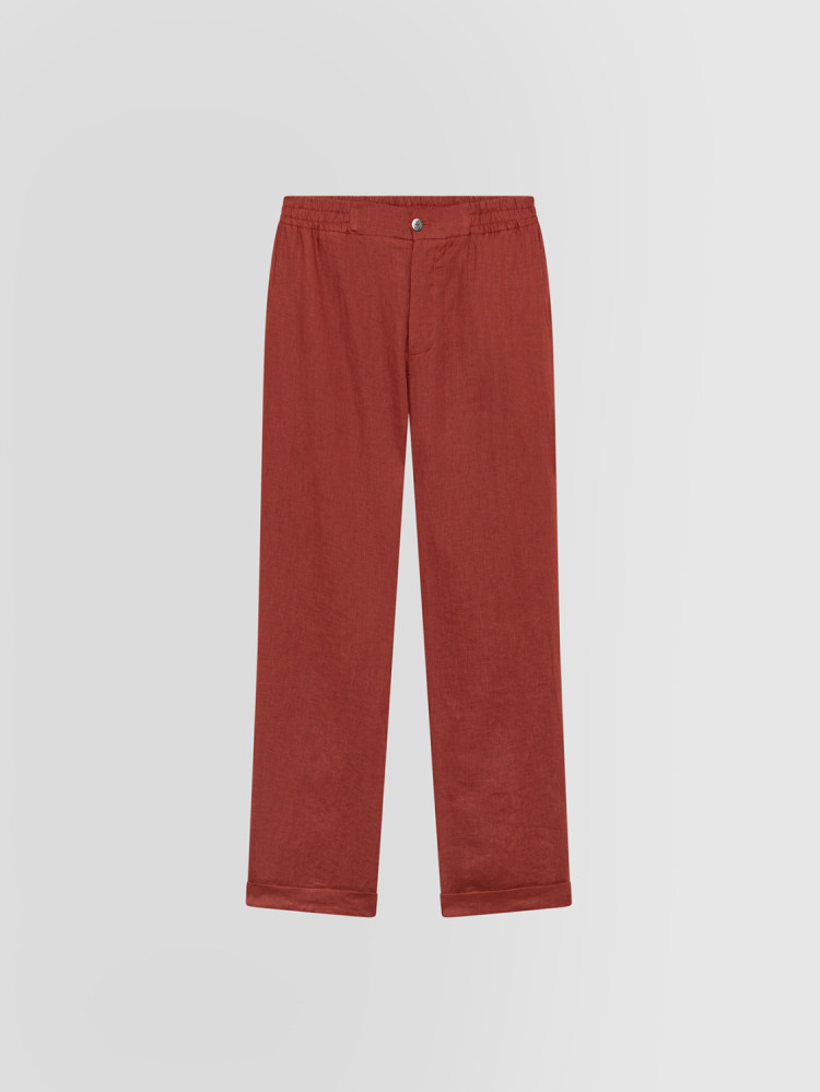 LINEN CANVAS PANTS