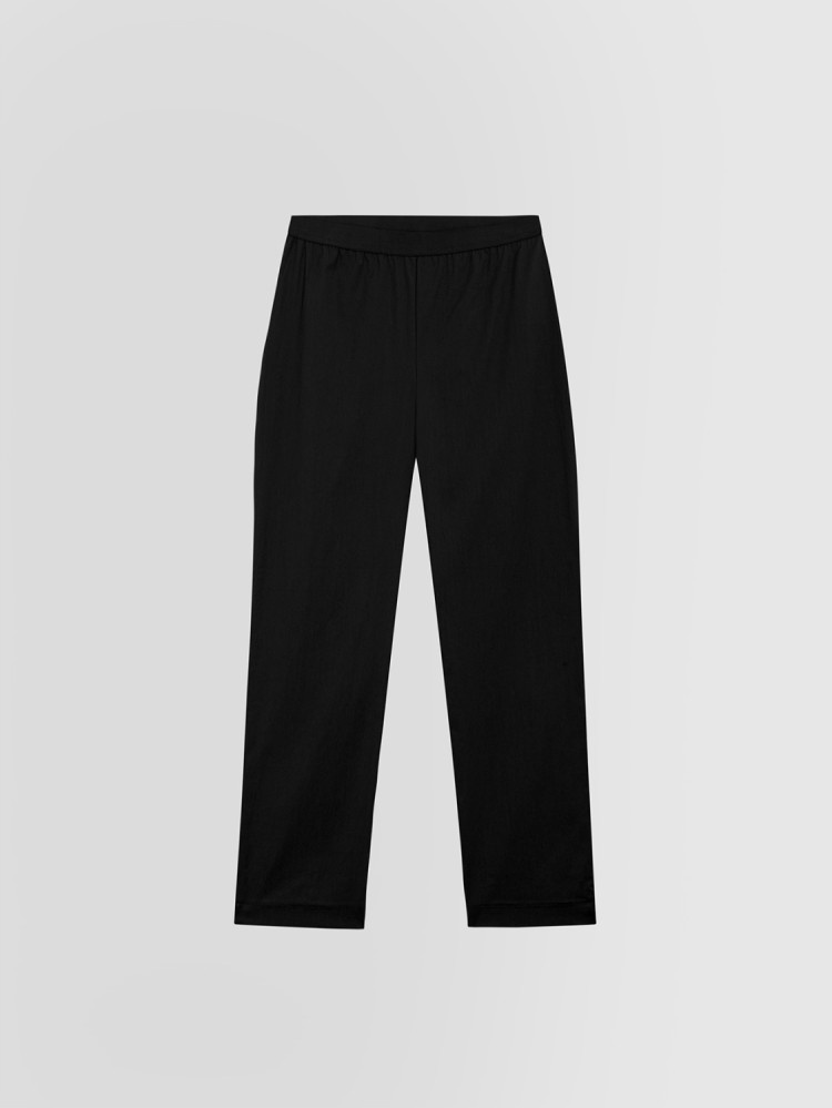 TECHNICAL COTTON SLIM PANTS