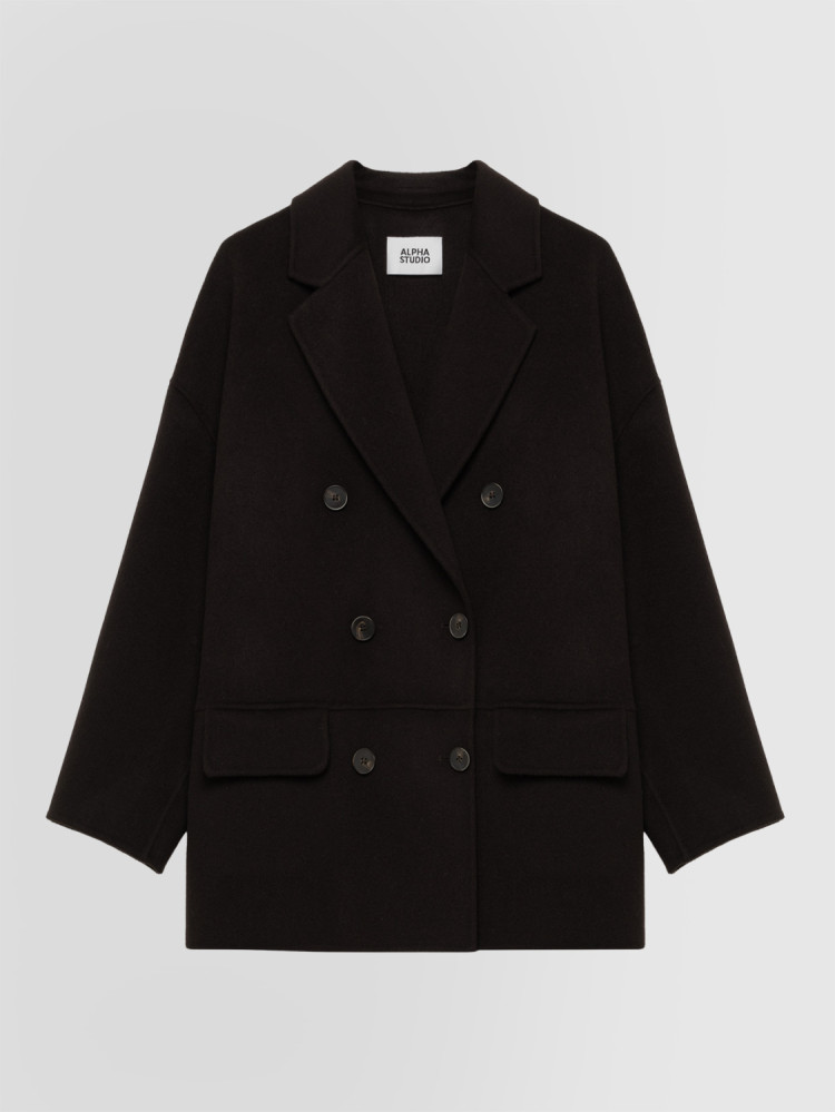 CHAQUETÓN EN PAÑO DOUBLE