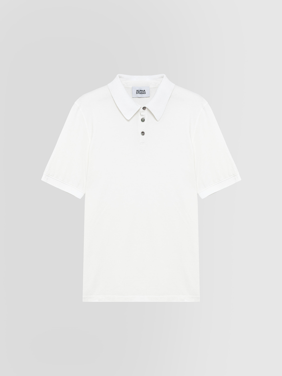 ALPHA STUDIO: POLO DE ALGODÓN ICE