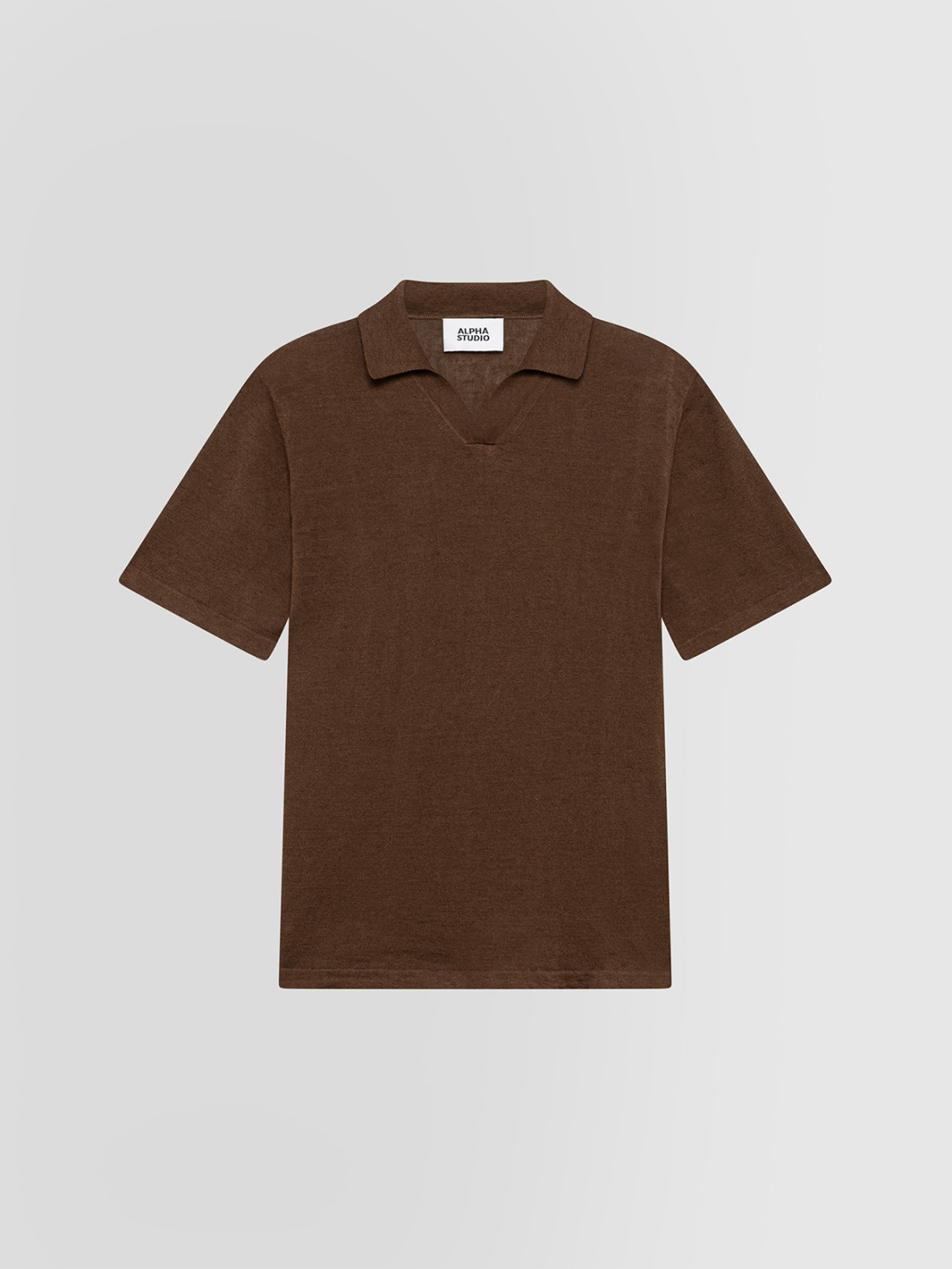 ALPHA STUDIO: POLO IN LINO E COTONE
