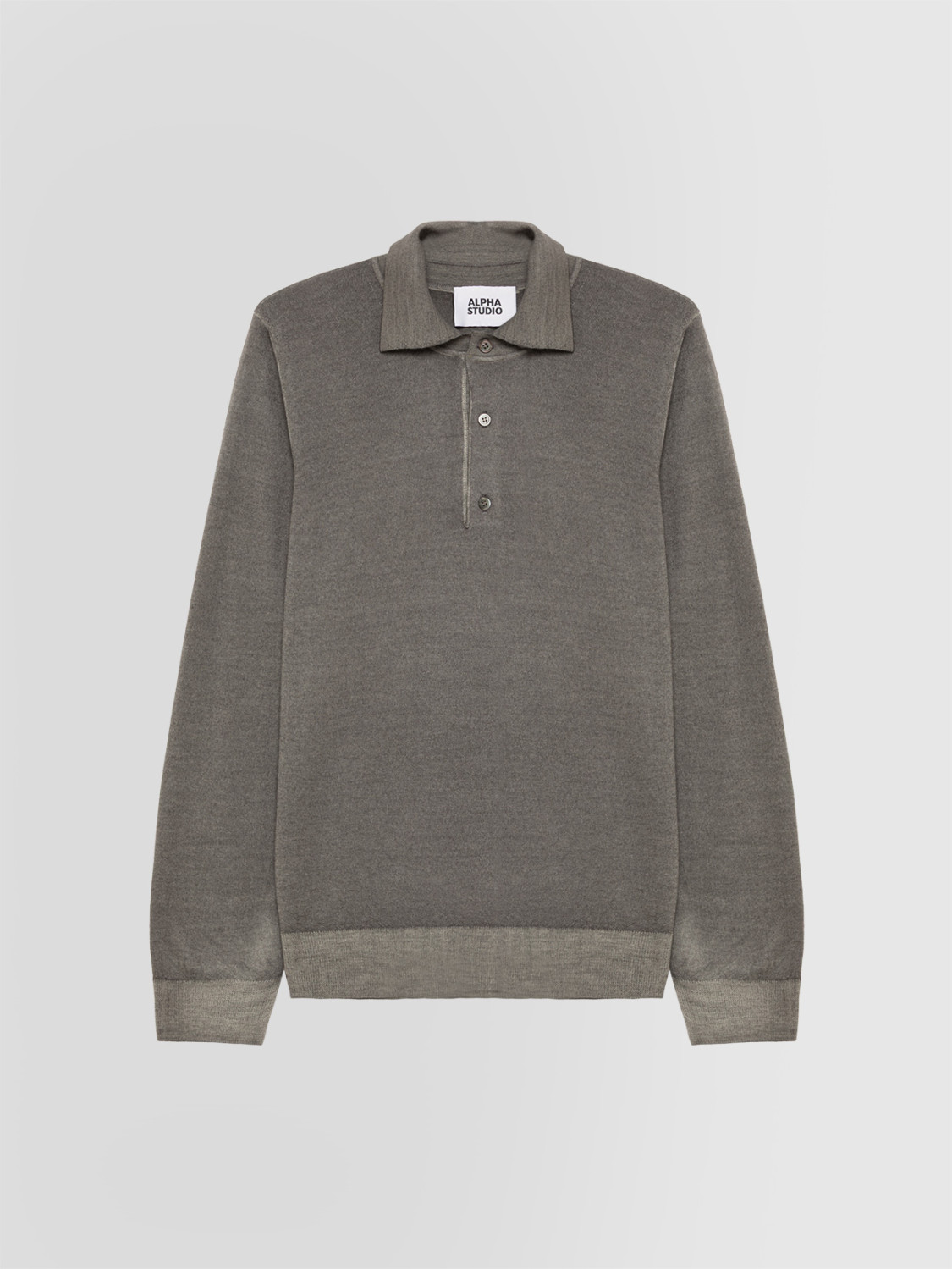 ALPHA STUDIO: POLO LUCIDATO IN MERINOS