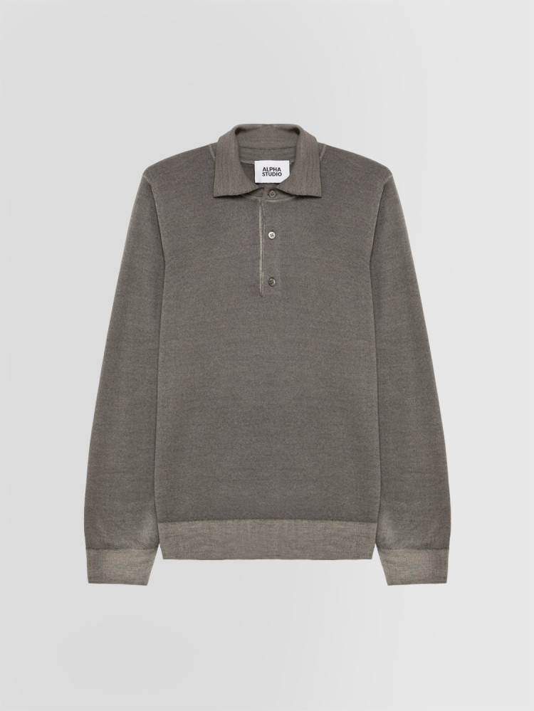 POLO LUCIDATO IN MERINOS