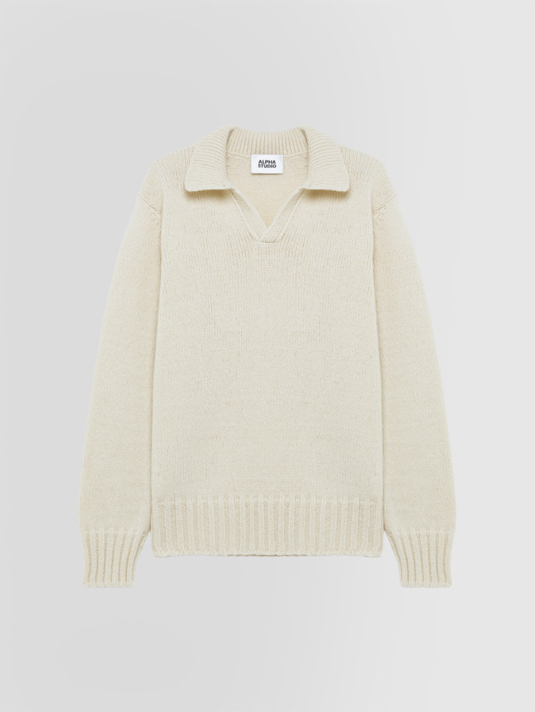 POLO SKIPPER SOFT IN ALPACA