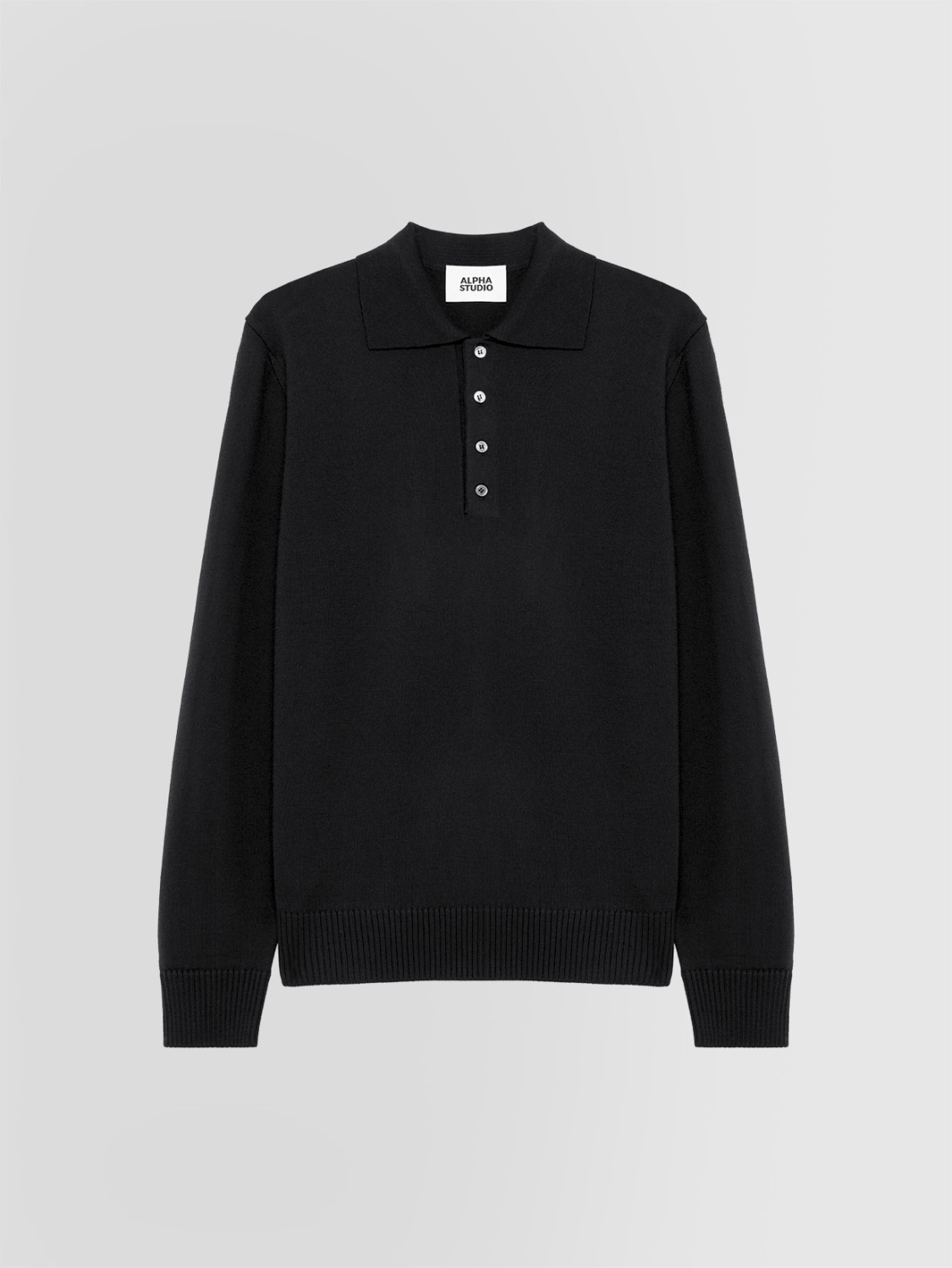 ALPHA STUDIO: POLO SLIM IN MERINOS