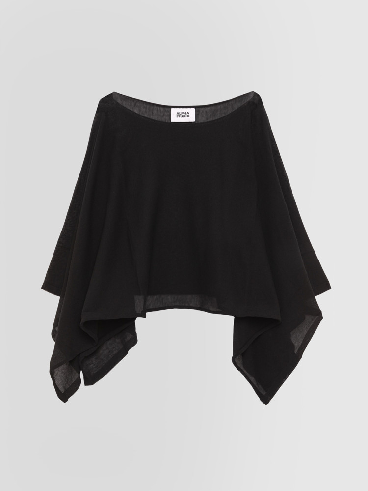 PONCHO INTEGRAL CON TRANSPARENCIAS