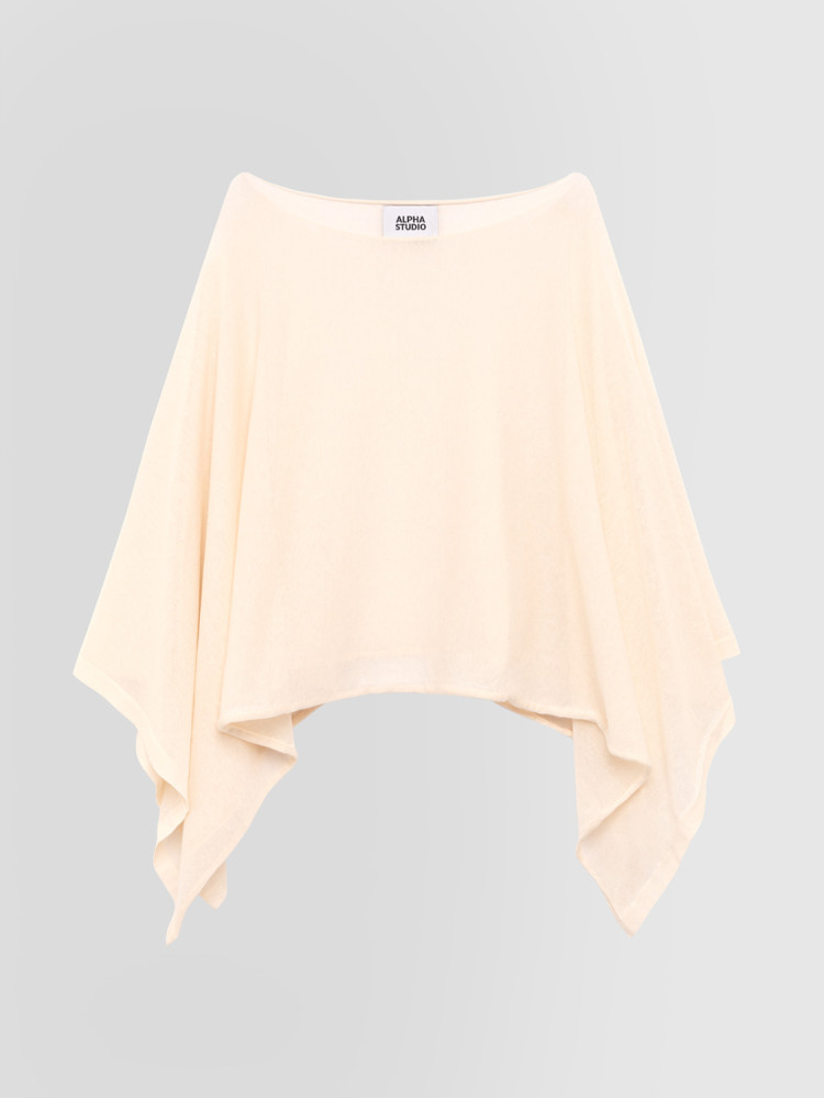 PONCHO INTEGRAL CON TRANSPARENCIAS