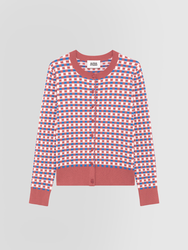 REBECCA JACQUARD CHECK