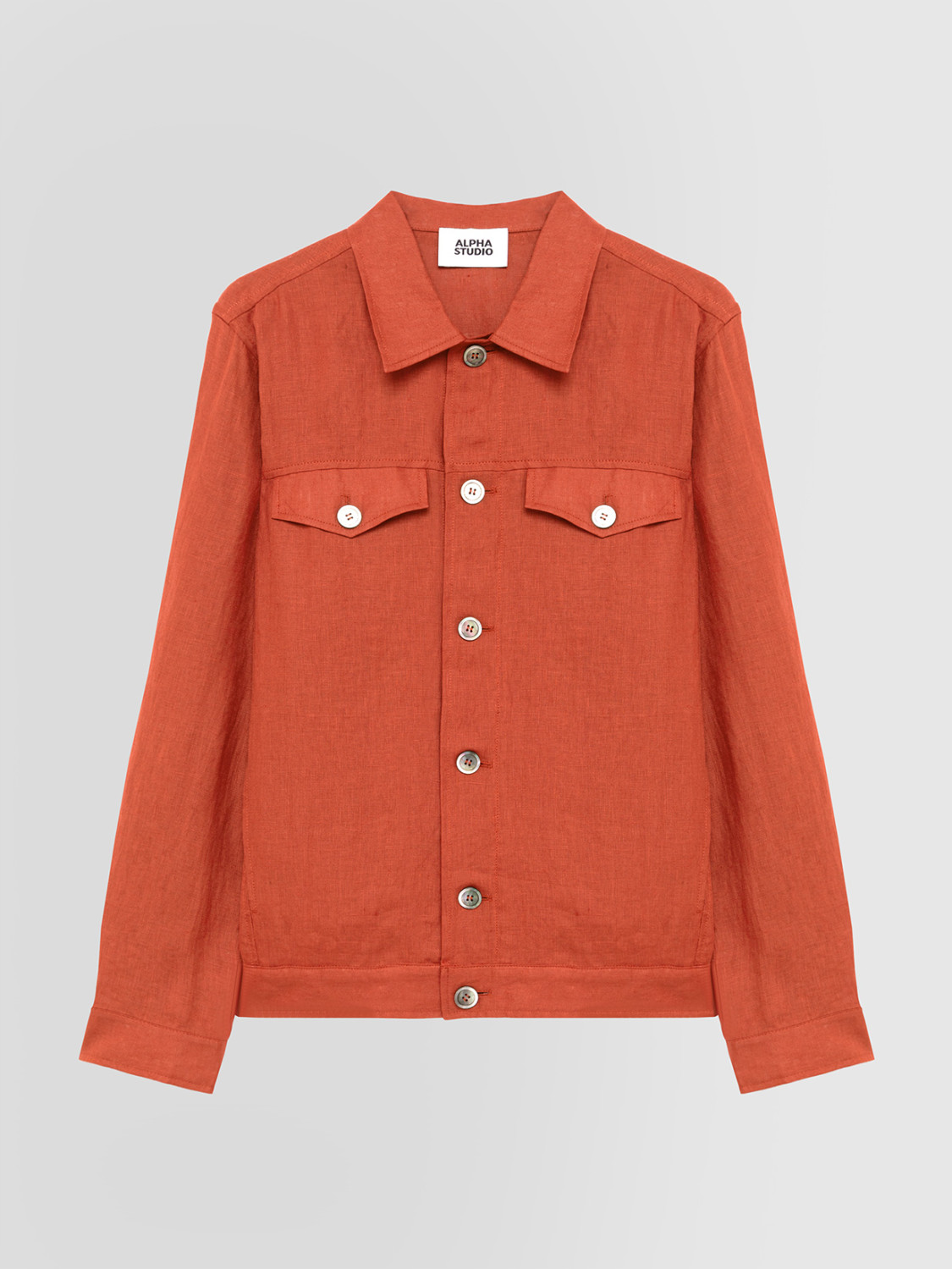 ALPHA STUDIO: SAHARIANA BOXY DE LINO