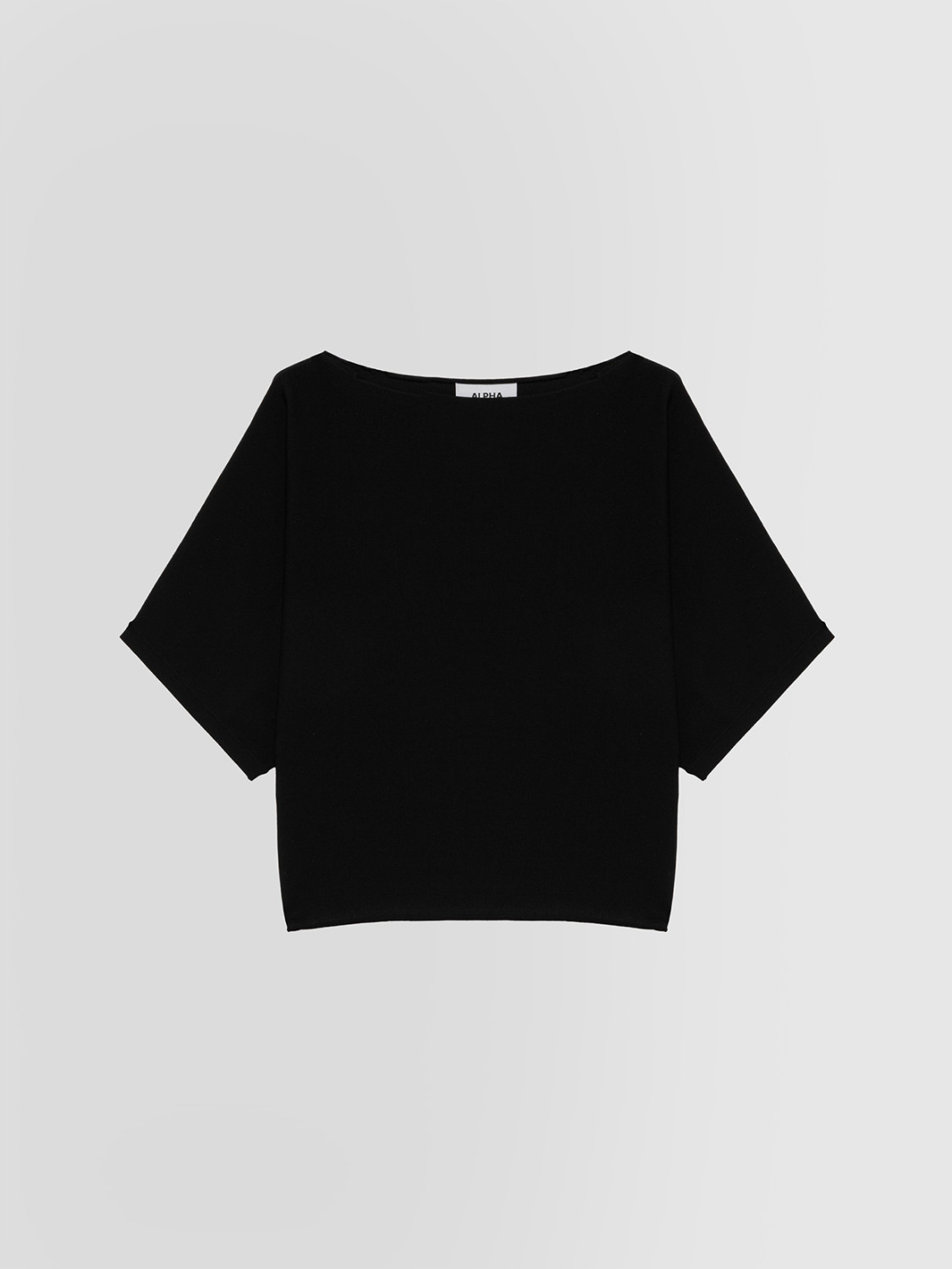 ALPHA STUDIO: BOAT NECK TAILORED