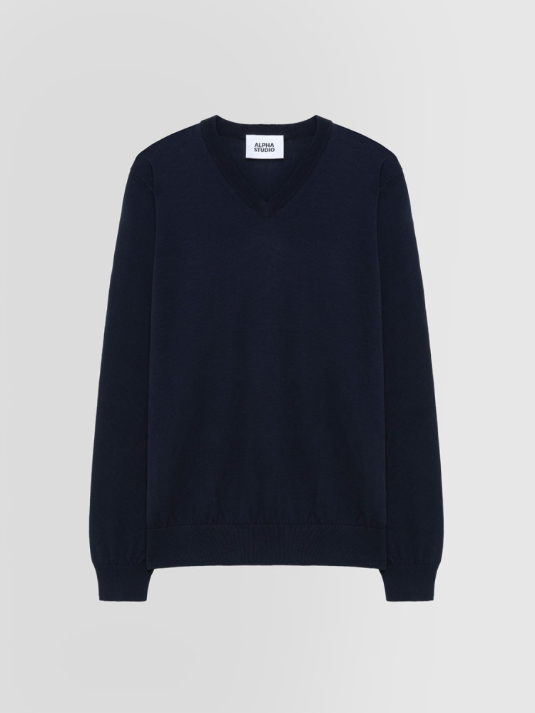 V-NECK IN CREPE