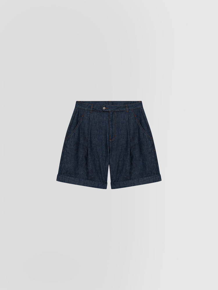 CHAMBRAY SHORTS