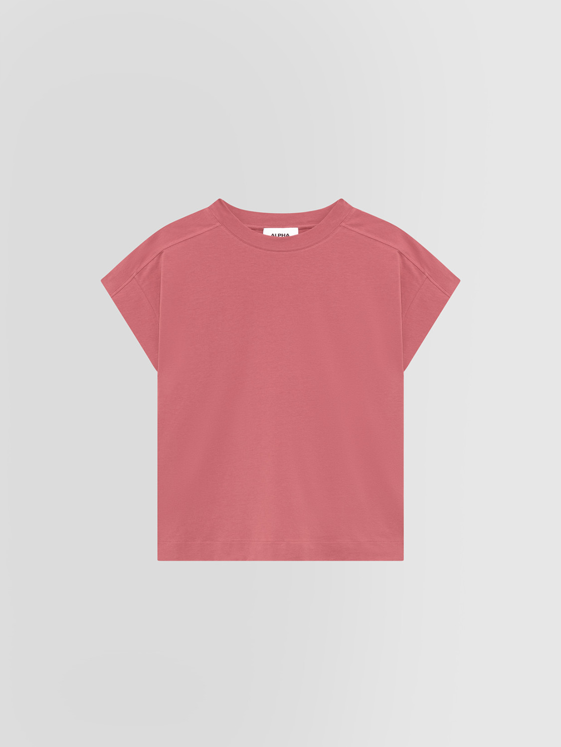 ALPHA STUDIO: STRETCH JERSEY T-SHIRT