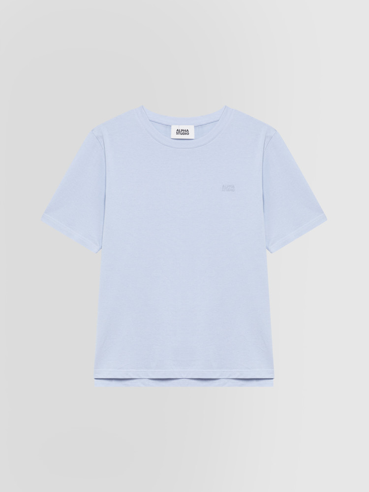 T-SHIRT IN PIQUET STRETCH