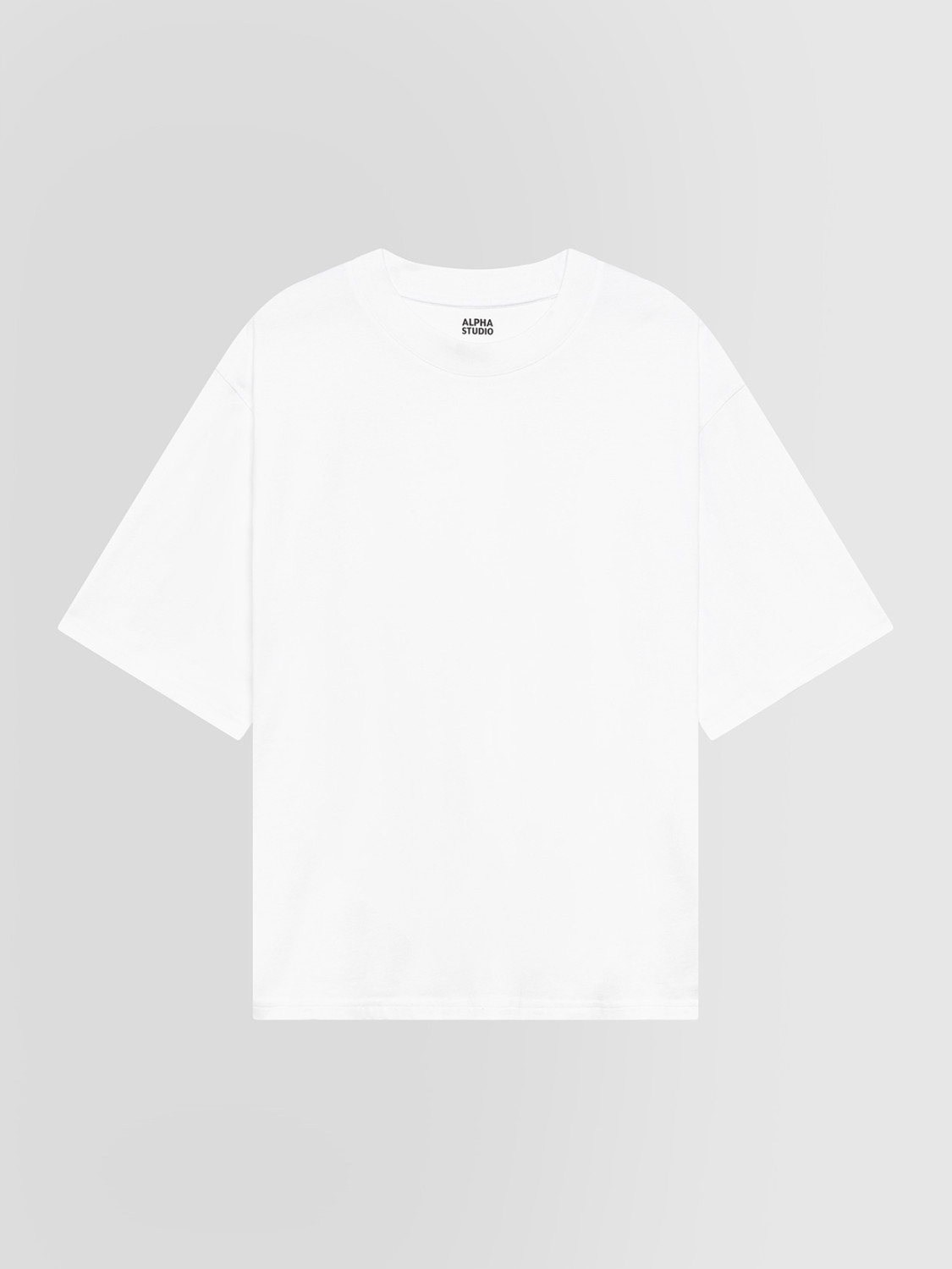 ALPHA STUDIO: T-SHIRT RELAXED IN JERSEY STRETCH