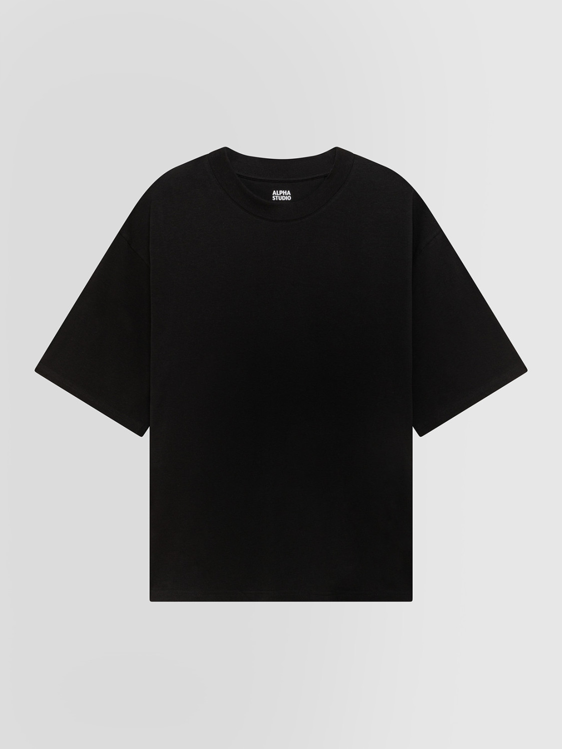 ALPHA STUDIO: T-SHIRT RELAXED IN JERSEY STRETCH