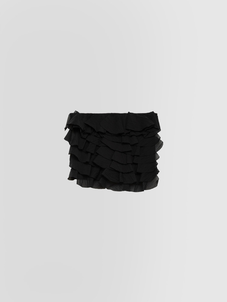 MUSLIN TOP WITH RUFFLES