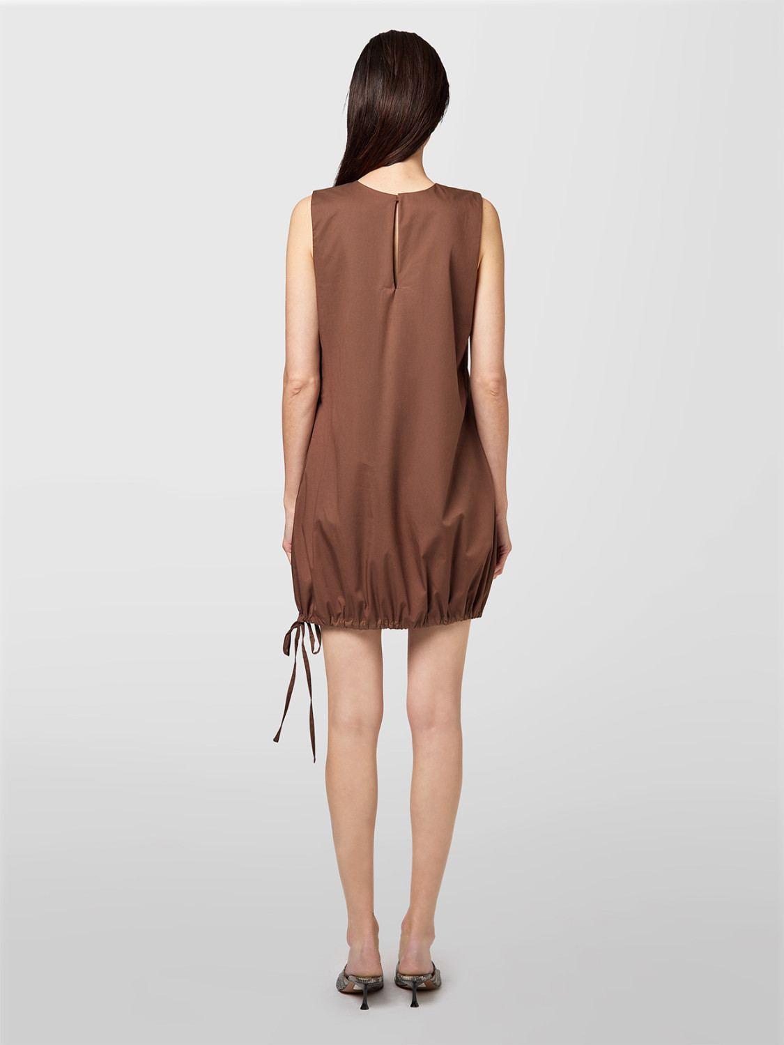 ALPHA STUDIO: SHORT DRESS IN TECHNICAL COTTON
