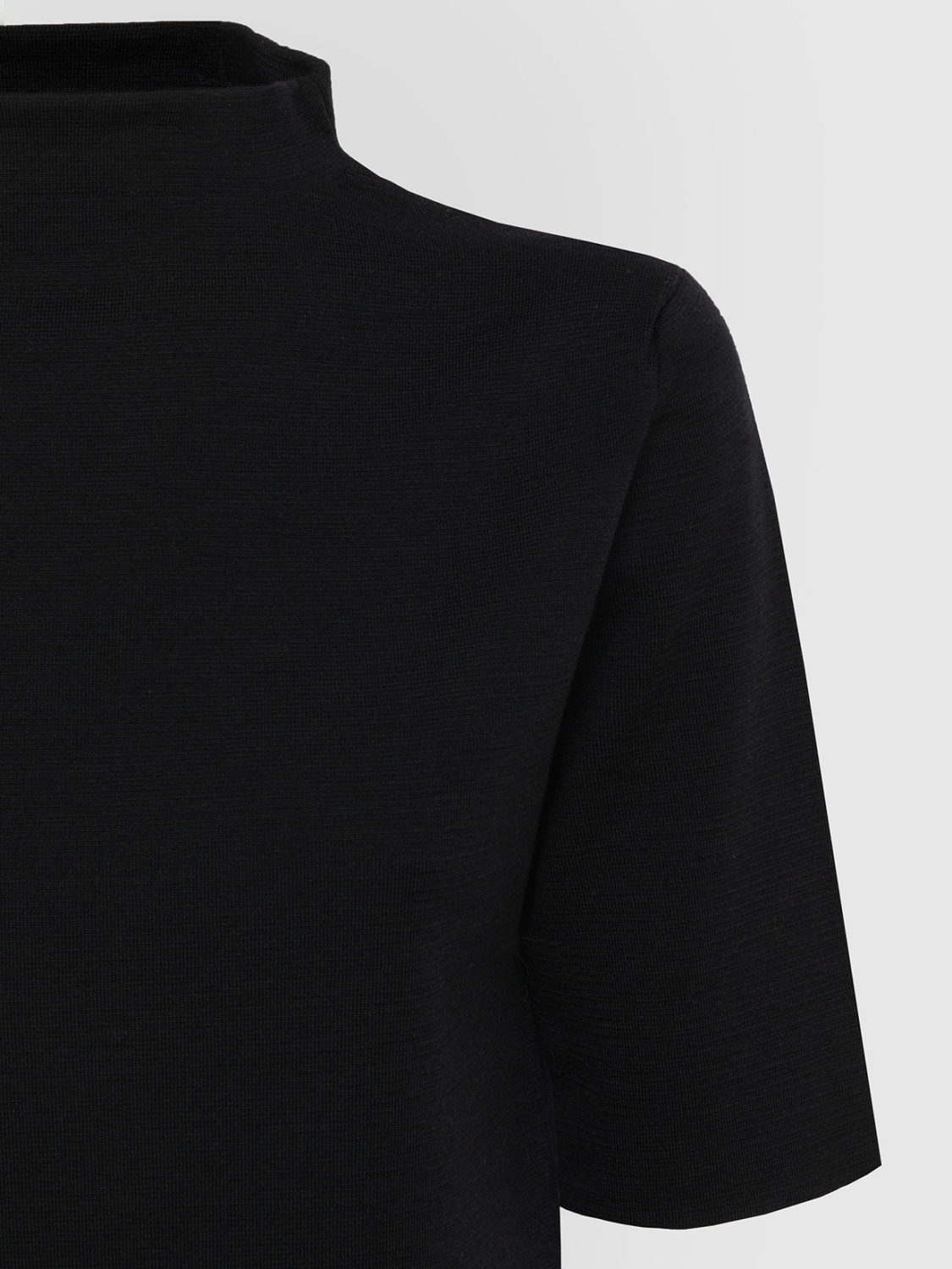 ALPHA STUDIO: SHOULDER PAD TURTLE NECK SWEATER DRESS